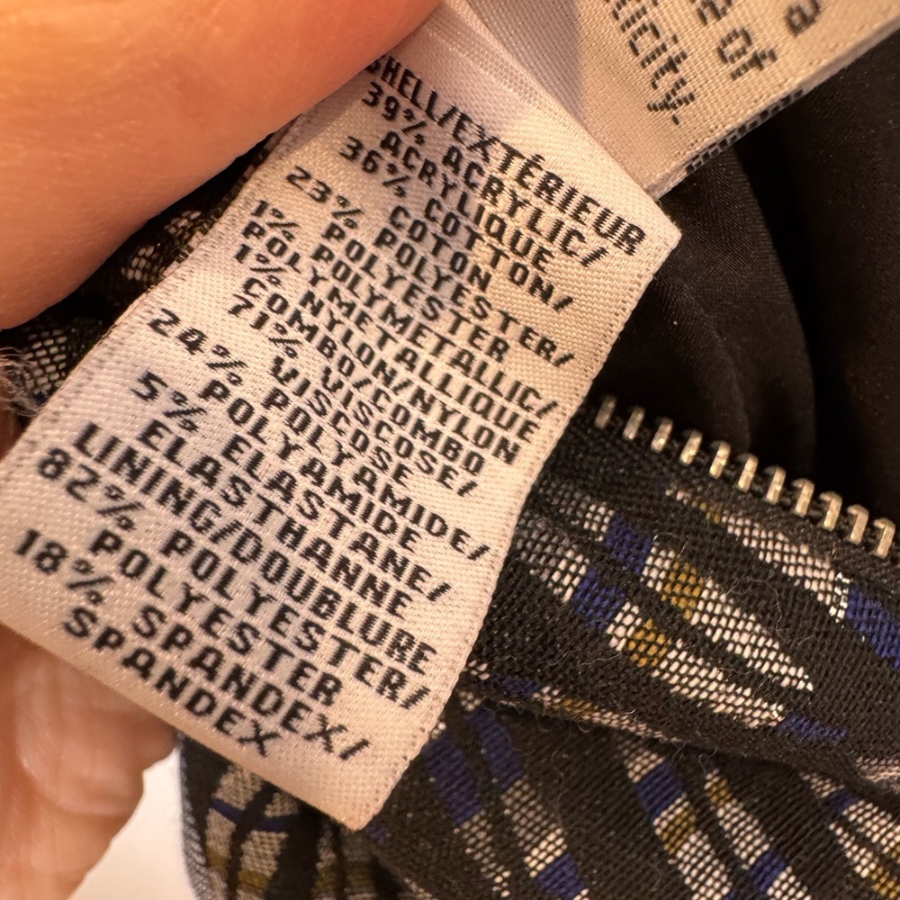 Diane Von Furstenberg Size 2 Textured jacquard Amanda scarf Dress designer - Picture 8 of 8